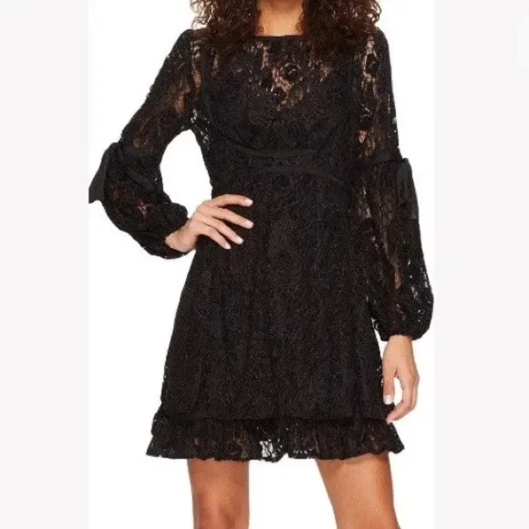 New with tags Free People Ruby black lace dress | size s - Picture 5 of 9